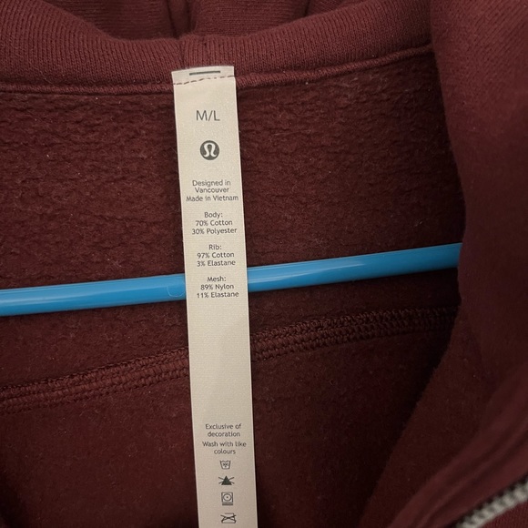 Lululemon Half Zip Scuba Hoodie - Picture 2 of 3